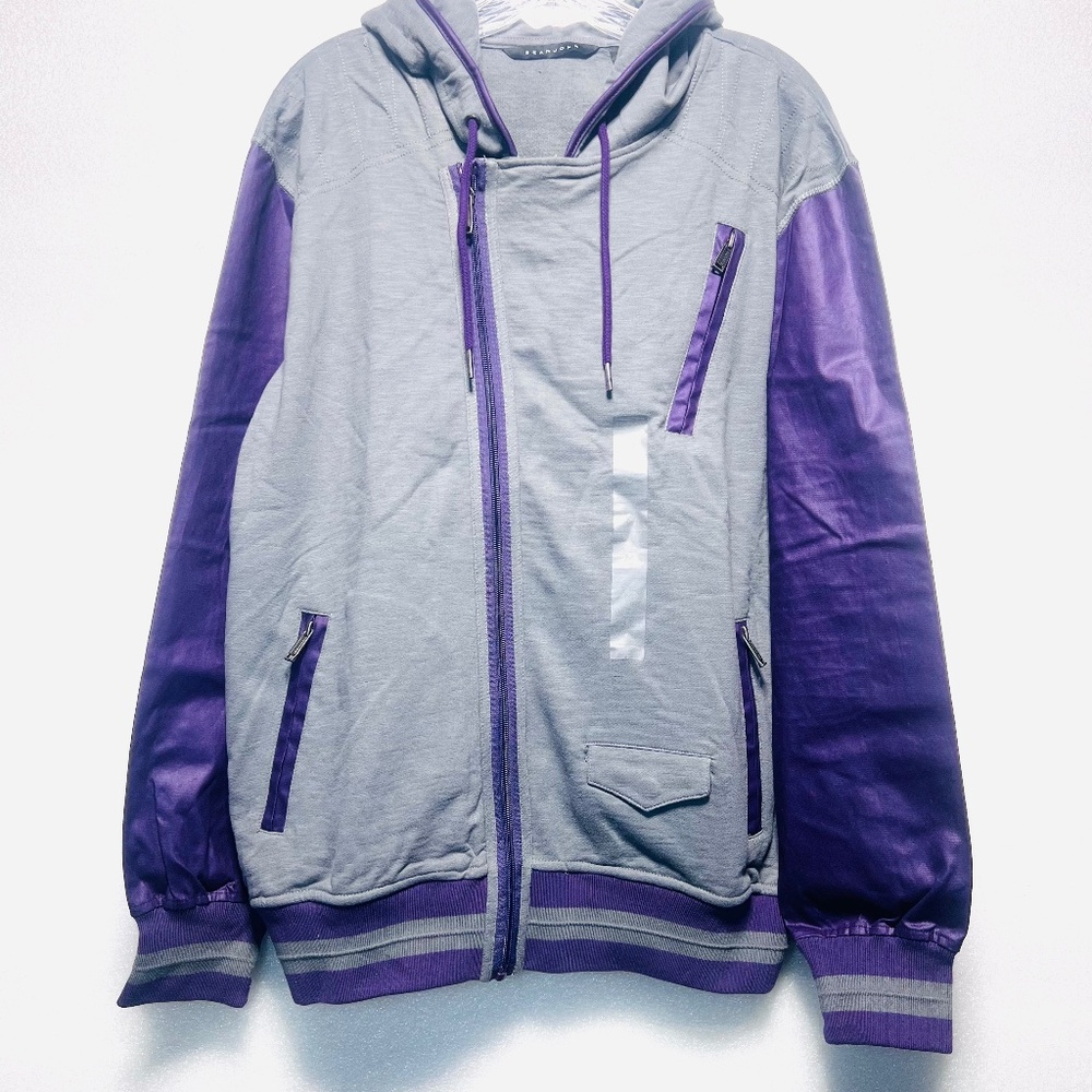 Sean John Gray and Purple Jacket